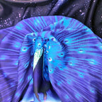 Suitcase Cover 3D Print Design Travel Luggage Protector Trolley Case Cover 19"-20" Sleeve, BluePeacock
