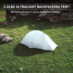 Naturehike Cloud-Up 2 Person Tent Lightweight Backpacking Tent with Footprint - Free Standing Ultralight Camping Hiking Backpack Tents Two Person Tent