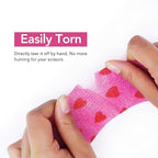 RISEN Cohesive Bandage 2” x 5 Yards, 6 Rolls, Self Adherent Wrap Medical Tape, Adhesive Flexible Breathable First Aid Gauze Ideal for Stretch Athletic