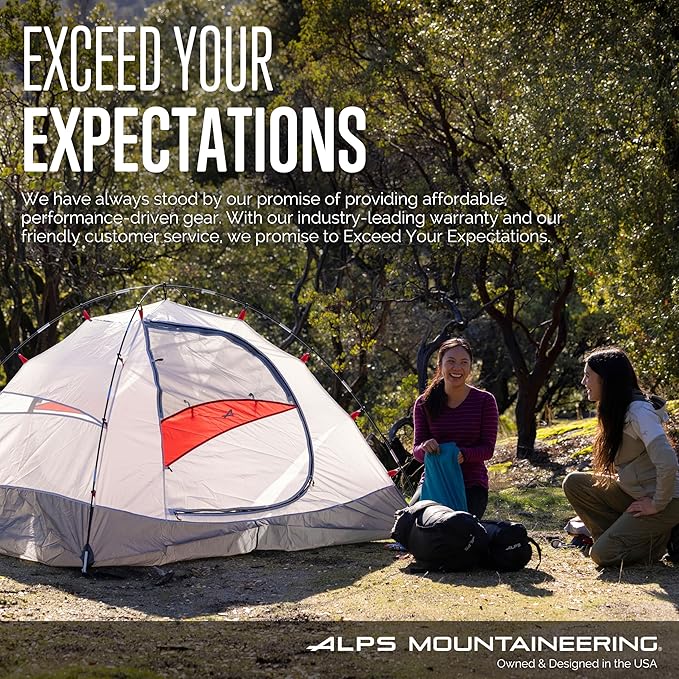 ALPS Mountaineering Overlanding Table, Aluminum Roll-Top with Wood-Look, Adjustable Height