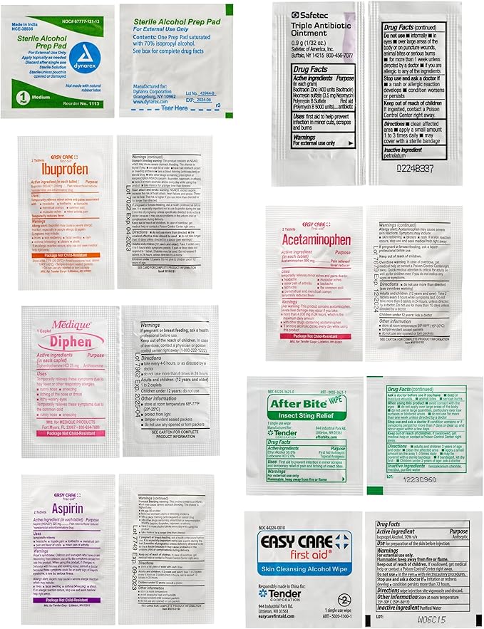 Adventure Medical Kits Sportsman Series Medical Kit - 100 - First Aid Kit for Camping, Hiking, Hunting & More - For 2 People for 4 Days - Includes Bandages, Medicine, Guide Book & More