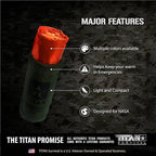 TITANSurvival Emergency Sleeping Bags for Survival 36” x 78” - 90% Heat Retention, 41% Thicker & Waterproof - Durable Survival Sleeping Bag for Cold Weather Camping - Thermal Sleeping Bag Outdoor Use