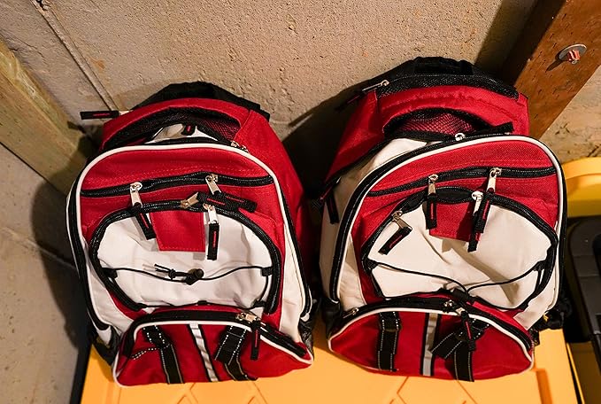 Blue Seventy-Two - Pro Series - Red Deluxe 72 Hour Emergency Backpack Survival Kit for 1 Person | Survival Kit for Emergencies (Includes Water Tablets)