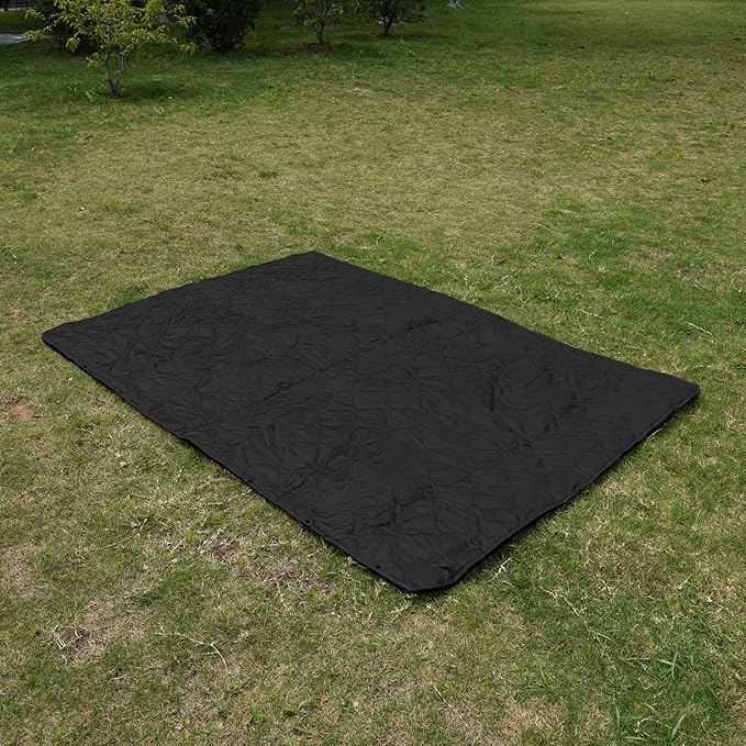 LOOGU Camo Blanket Waterproof Insulation Poncho Liner for Outdoor Camping, Hiking, Hunting, Survival, Backpacking, Picnicking