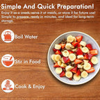 Numanna Freeze-Dried 3 Fruit Bucket – 300 Servings | Apples, Bananas, Strawberries | Healthy Snack for Everyday, Emergency & Survival Use | Durable Packaging | 25+ Year Shelf Life | Made in USA