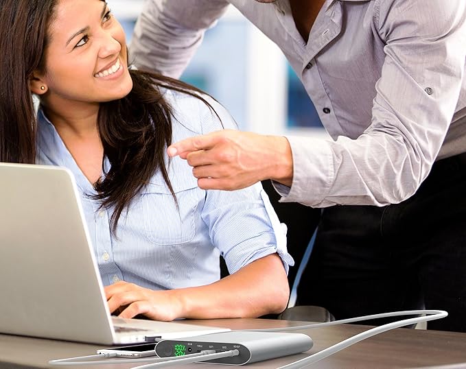 Krisdonia Portable Laptop Charger 185Wh/50000mAh Laptop Power Bank External Battery Pack for Laptop, Tablet, Projector, Smartphone and Others