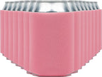 Blank Beer Can Cooler Sleeves (110-Pack) Soft Insulated Beer Can Coolies - HTV Friendly Blank Koolies in Bulk for Beer Cans & Bottles - Coolie Blanks for Vinyl Projects & Wedding Favors (Salmon)