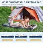 HomeMate CertiPUR-US Memory Foam Camping Mattress Pad Portable Roll Up Mattress for Adults Sleeping Mat Cot Mattress Pad
