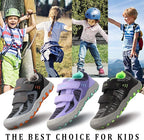 Mishansha Kids Hiking Boots Toddler Girls Boys Hiking Shoes Water-Resistant Anti-Collision Non-Slip Athletic Outdoor Trekking Boots