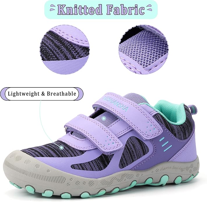 Mishansha Kids Hiking Boots Toddler Girls Boys Hiking Shoes Water-Resistant Anti-Collision Non-Slip Athletic Outdoor Trekking Boots