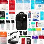 MY MEDIC MyFAK PRO Ifak First Aid Kit - 140 Life Saving Trauma and Medical Items - HSA FSA Survival Kit for Camping or Your Car - Black