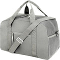 Uarition 14 inch Small Gym Bag for Men & Women, Mini Duffle Bag for Travel Sports, Lightweight Carry On Duffel Bag, Grey