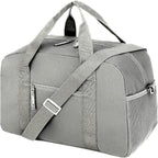 Uarition 14 inch Small Gym Bag for Men & Women, Mini Duffle Bag for Travel Sports, Lightweight Carry On Duffel Bag, Grey