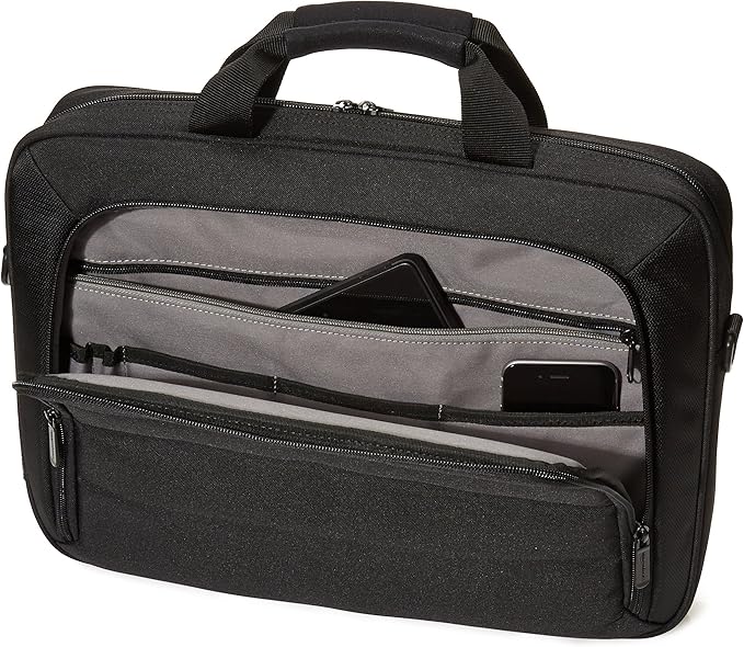 Amazon Basics 15.6 inch Laptop and Tablet Case Shoulder Bag, Black