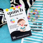 Quitch Mosquito Bite Itch Relief Patch, After Bite Insect Bite Treatment, Anti Itch Cream Alternative, Insect Bite Relief, Cruise, Travel and Camping Essential for Kids