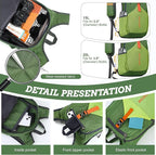 BECOJADDE 15L Small Hiking Backpack for Men Women Foldable Packable Back Pack Ultralight Hiking Daypack for Travel Camping Outdoor, Olive Green