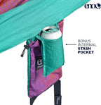 ENO DoubleNest Hammock - Lightweight, Portable, 1 to 2 Person Hammock - for Camping, Hiking, Backpacking, Travel, a Festival, or The Beach - Fade/Seaglass
