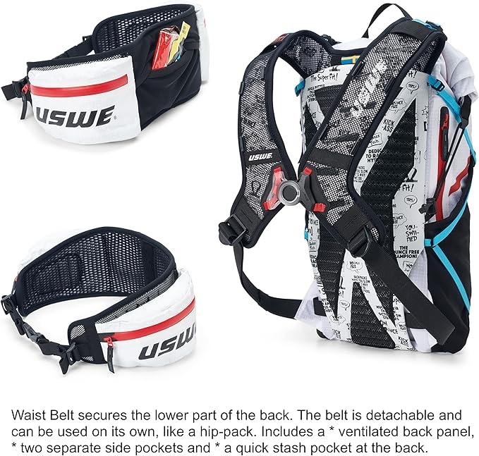 USWE Hajker, Hiking Backpack, Adventure Daypack with Waterproof Rolltop, for Men and Women