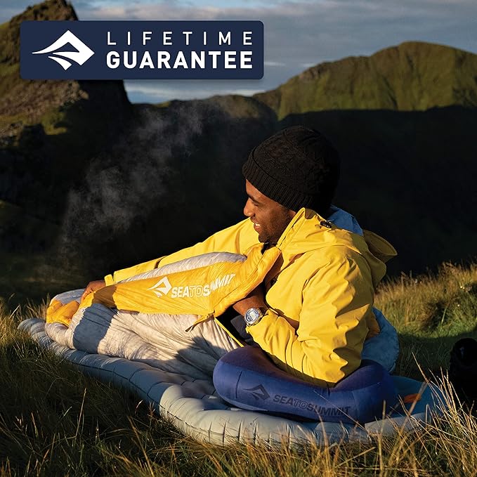 Sea to Summit Aeros Premium Inflatable Travel Pillow, Large (16.5 x 11), Lime