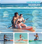 10’6’’ Portable Inflatable Stand Up Paddle Board (SUP) for Adults and Youth with Non-Slip Deck – Complete Accessories Kit, Perfect for Fishing, Yoga, Fitness & Family Fun