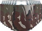 Blank Beer Can Cooler Sleeves (60-Pack) Soft Insulated Beer Can Coolies - HTV Friendly Blank Koolies in Bulk for Beer Cans & Bottles - Coolie Blanks for Vinyl Projects & Wedding Favors (Classic Camo)