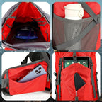 WintMing 75L Hiking Backpack with Rain Cover Waterproof Camping Backpack Shoes Warehouse for Men Women