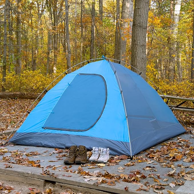 KAZOO Waterproof Backpacking Tent 2/3 Person Lightweight Camping Tents 2/3 People Hiking Tents Aluminum Frame Double Layer