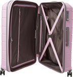 Samsonite Freeform 2-Piece Luggage Set - Carry-On & Large Checked Luggage with Dual Spinner Wheels - Durable Polypropylene Hardshell - TSA Lock, Airline-Approved - Expandable Hard Shell - Pink Rose