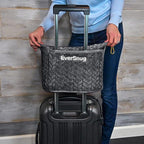 EverSnug Premium Travel Blanket Pillow - Soft 2 in 1 Airplane Blanket with Soft Bag Pillowcase, Hand Luggage Sleeve and Backpack Clip (Grey)