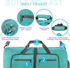 Vomgomfom Travel Duffle Bag for Men,65L 85L 115L Foldable Travel Duffel Bag with Shoes Compartment Overnight Bag for Men Women