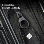 Samsonite Omni 2 Hardside 3 Piece Set - Includes Global Carry-On, Medium, & Large Checked Suitcases - 360° Dual Spinner Wheels - Integrated TSA Lock & Expansion - Amazon Exclusive - Rose Gold