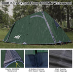 1 Person Backpacking Tent Waterproof Windproof Single Person Tent Lighweight Compact One Person Tent for Camping, Hiking