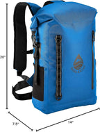 Skog Å Kust BackSåk Pro Waterproof Floating Backpacks with Exterior Airtight Zippered Pocket