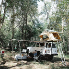 SAN LIKE Tent Poles for Tarp, 90 in Tarp Poles Set of 4, Tent Poles Replacement, Telescoping Pole, Canopy Poles, Camping Poles for Rooftop Tents, Trekking Pole Tent for Rain Fly, Camper, Awning