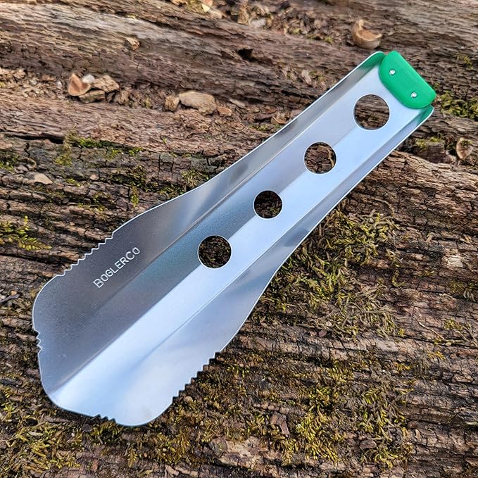 Ultralight Backpacking Trowel, 0.48 oz (13.5g) Grass Green