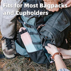 Oldley Insulated Water Bottle 20oz Water Bottles with Straw, Stainless Steel Water Bottle with 3 Lids, Double Wall Vacuum Bottles for Adult Kids, Sports Bottles for School Travel, Light Pink-Blue