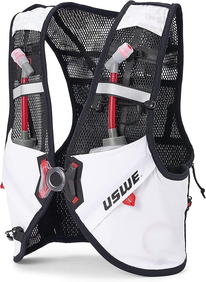 USWE Pace - Running Vest Hydration Pack with 2 x 500ml UltraFlask, Backpack for Men and Women