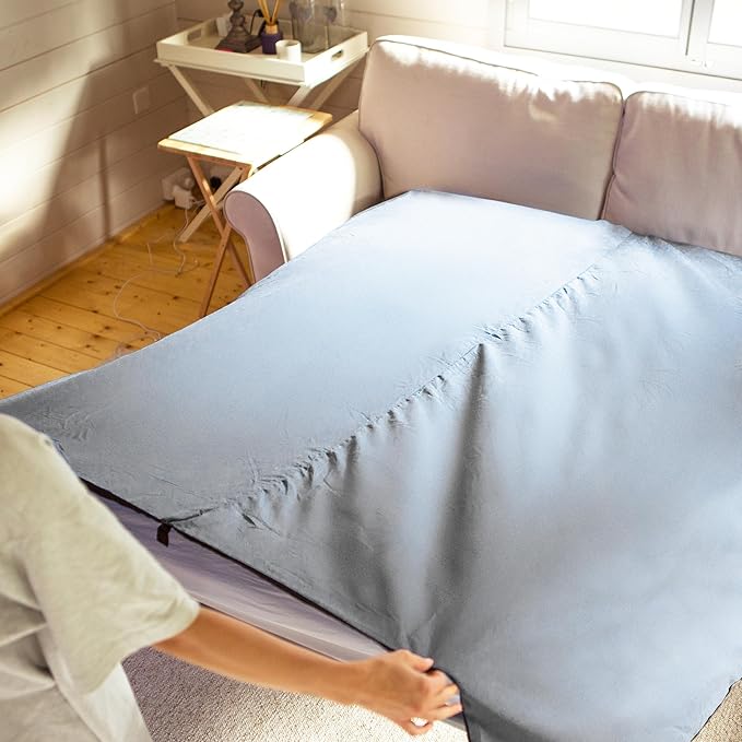 MIQIO Sport 2-in-1 Sleeping Bag Liner and XL Sized Travel Sheet - Ultra Lightweight Sleep Liner Double Travel Bed Sheet - Inlett Inlay