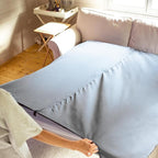 MIQIO Sport 2-in-1 Sleeping Bag Liner and XL Sized Travel Sheet - Ultra Lightweight Sleep Liner Double Travel Bed Sheet - Inlett Inlay