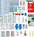 Breakwater Supply™ Waterproof First Aid Kit Dry Bag Bug Out Bag Preloaded with Emergency Survival Prepper Supplies for Boating, Camping, Fishing + Carabiner, Floating, Reflective, AFAK/IFAK Trauma Kit
