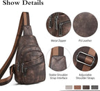 Sling Bag Crossbody Bags for Women Small Cross Body Bag Fanny Packs Chest Sling Purse for Daily Travel Leisure Sport