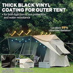 3-5 Person Waterproof Camping Tent,Large Family Cabin Tents for Outdoor Camping Hiking Backpacking Picnic