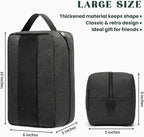 Vorspack Toiletry Bag for Men - Water Resistant Travel Bag for Toiletries, Bathroom Essentials, Travel Accessories, Gifts - Grey (Pack of 2)