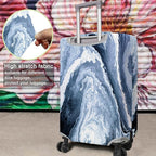 Travel Luggage Cover Suitcase Protector Fits 18-32 Inch Wheel Covers PatternedTravel Related Items Flower Luggage Protector Elastic M