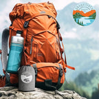 TrailNeck 1.0 camping pillow-Compact, portable, packable, camping essentials, outdoor gear, hiking, backpacking, deployments, beach, car, plane travel pillow. Firm pillows for multi-position sleepers.