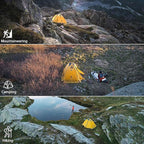 GEERTOP Ultralight 2 Person Backpacking Tent 4 Season Waterproof Camping Tent Double Layer Cold Weather Easy Set Up Tents for Family Camp, Hiking, Hunting Outdoor Mountaineering Travel