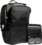 Xtreme Sight Line ~ Xecutive Transport Faraday Backpack/Small LITE Faraday Bag Combo ~ Shoulder Strap Included ~ Tracking/Hacking Defense ~ Stone
