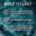 Ocean Bottle - Recycled Stainless Steel Bottle - Eco-Friendly & Reusable (Big 34 oz, Lavender Haze)