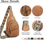 Sling Bag Crossbody Bags for Women Small Cross Body Bag Fanny Packs Chest Sling Purse for Daily Travel Leisure Sport