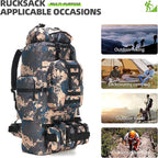King'sGuard 100L Camping Hiking Backpack Molle Rucksack Military Camping Backpacking Daypack